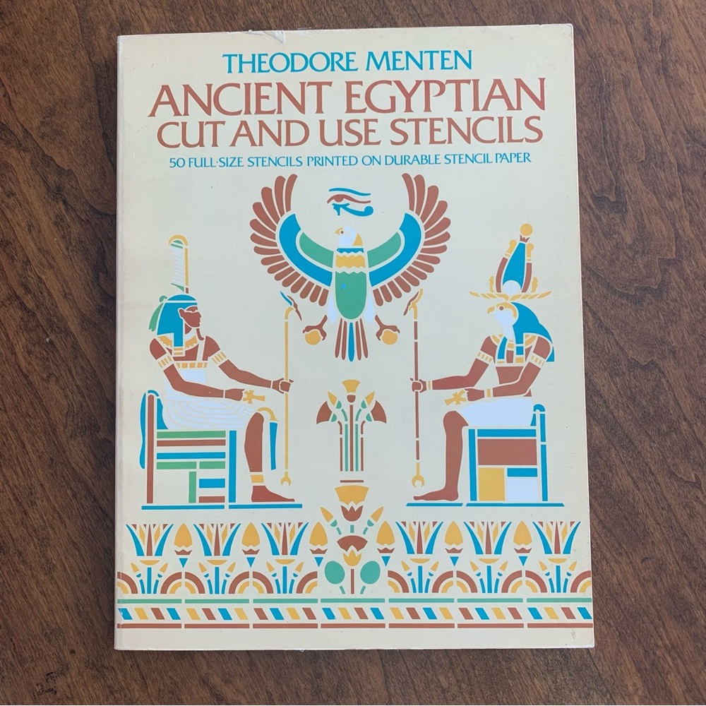 Book | Ancient Egyptian Cut and Use Stencils - 1978